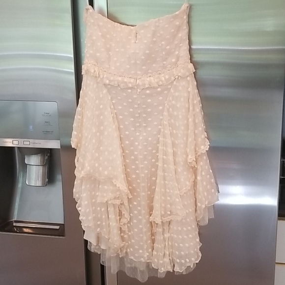 💕FREE PEOPLE X SPELL & THE GYPSY💕 Mira Bustier RaRa Dress Ivory Large NWT - Picture 10 of 14